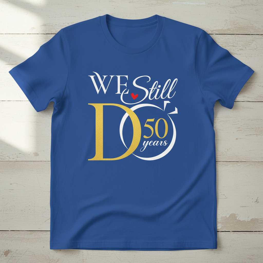 We Still Do 50 Years Anniversary T-Shirt Tee Gift Present Graphic Clothing