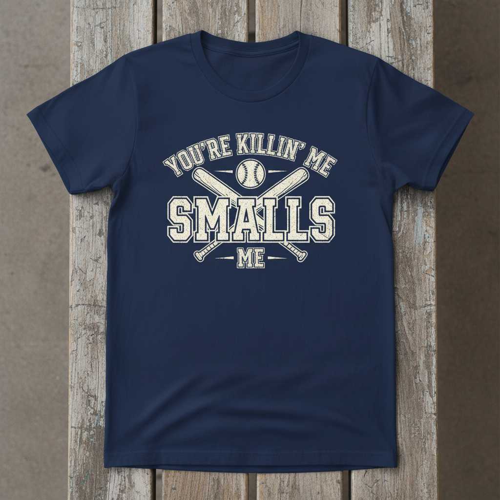 Youre Killin Me Smalls T-Shirt Tee Baseball Graphic Novelty Gift for Sports Fans