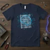 01000110 01110101 01001110 01101111 text design featuring unique typography on quality t-shirt