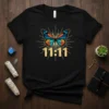 11:11 Butterfly bold graphic design printed on comfortable cotton t-shirt