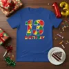 13 Birthday T-Shirt detailed graphic design printed on comfortable cotton t-shirt