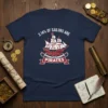 Navy t-shirt featuring the text "3.14% Of Sailors Are Pirates" with a pirate ship graphic and mathematical pi symbols