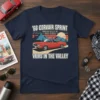 '66 CORVAIR SPRINT MADERA text design featuring bold typography on quality t-shirt