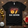 67 SIX SEVEN stylish graphic design printed on comfortable cotton t-shirt