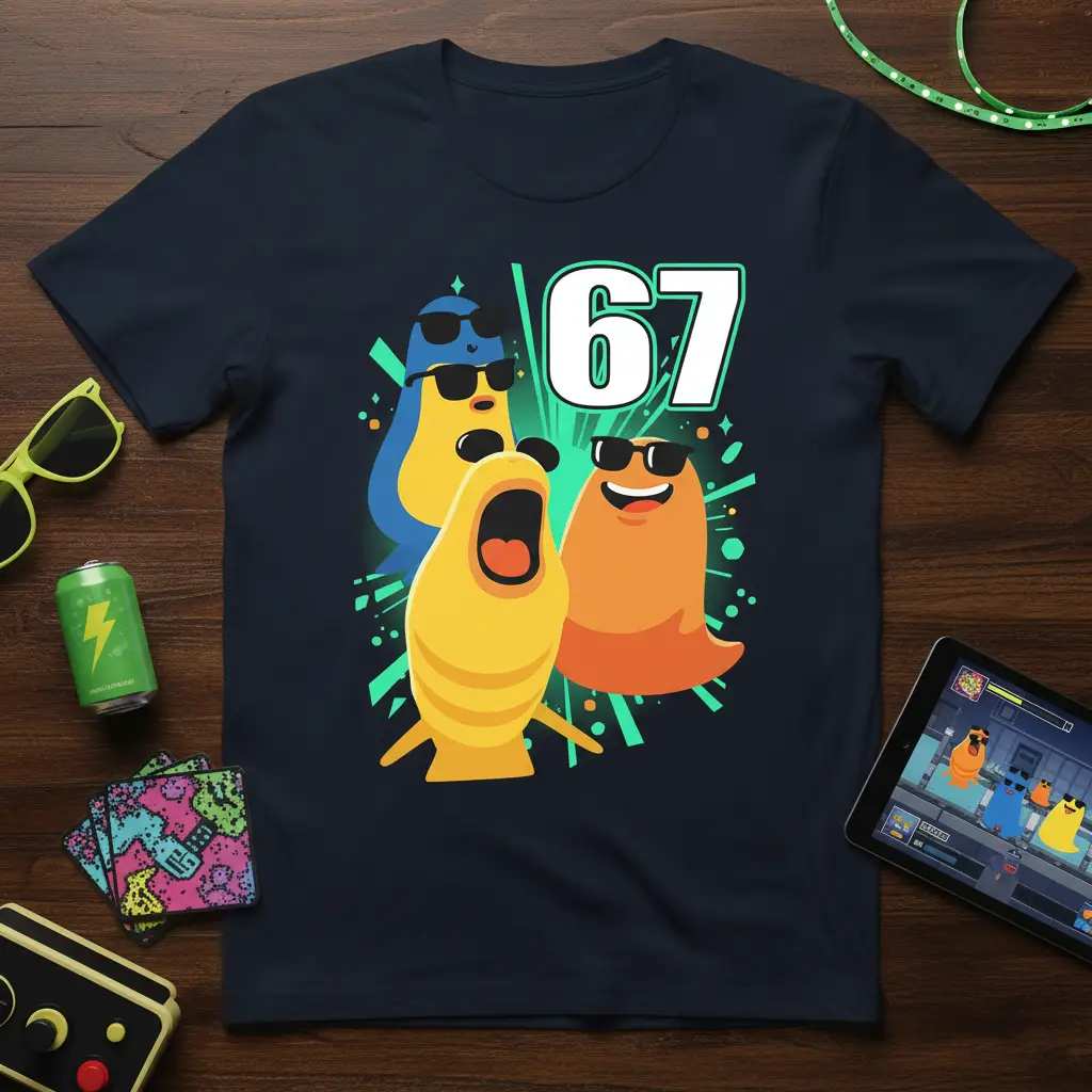 67th Birthday Gamer Squad T-Shirt Fun Retro Gaming Gift