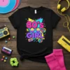 80's GIRL creative graphic design printed on comfortable cotton t-shirt