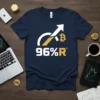 96%R T-Shirt bold graphic design printed on comfortable cotton t-shirt