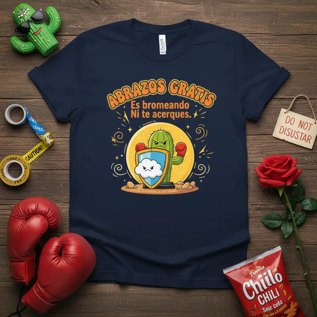 Abrazos Gratis Es Bromeando Ni Te Acerques T-Shirt