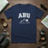 ABU Mountains creative graphic design printed on comfortable cotton t-shirt