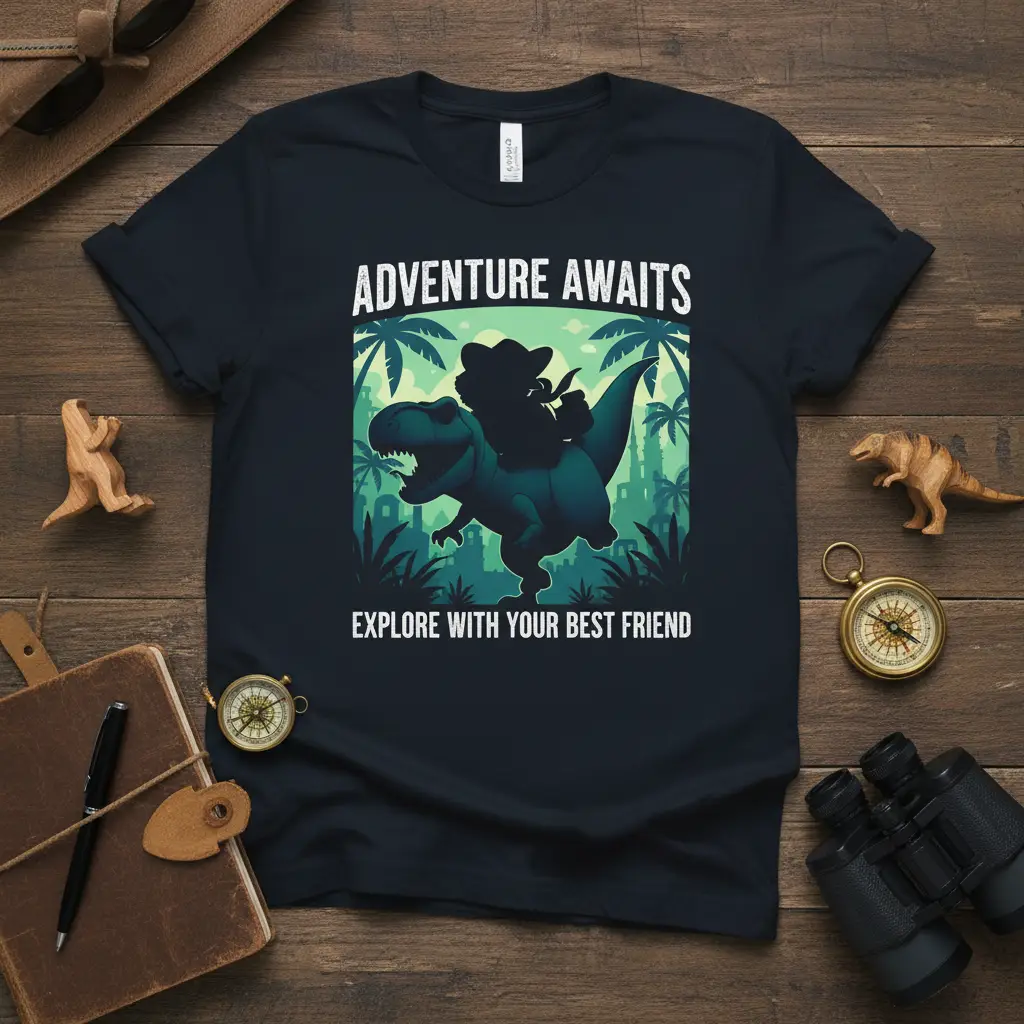 Adventure Awaits Explore With Your Best Friend T-Shirt