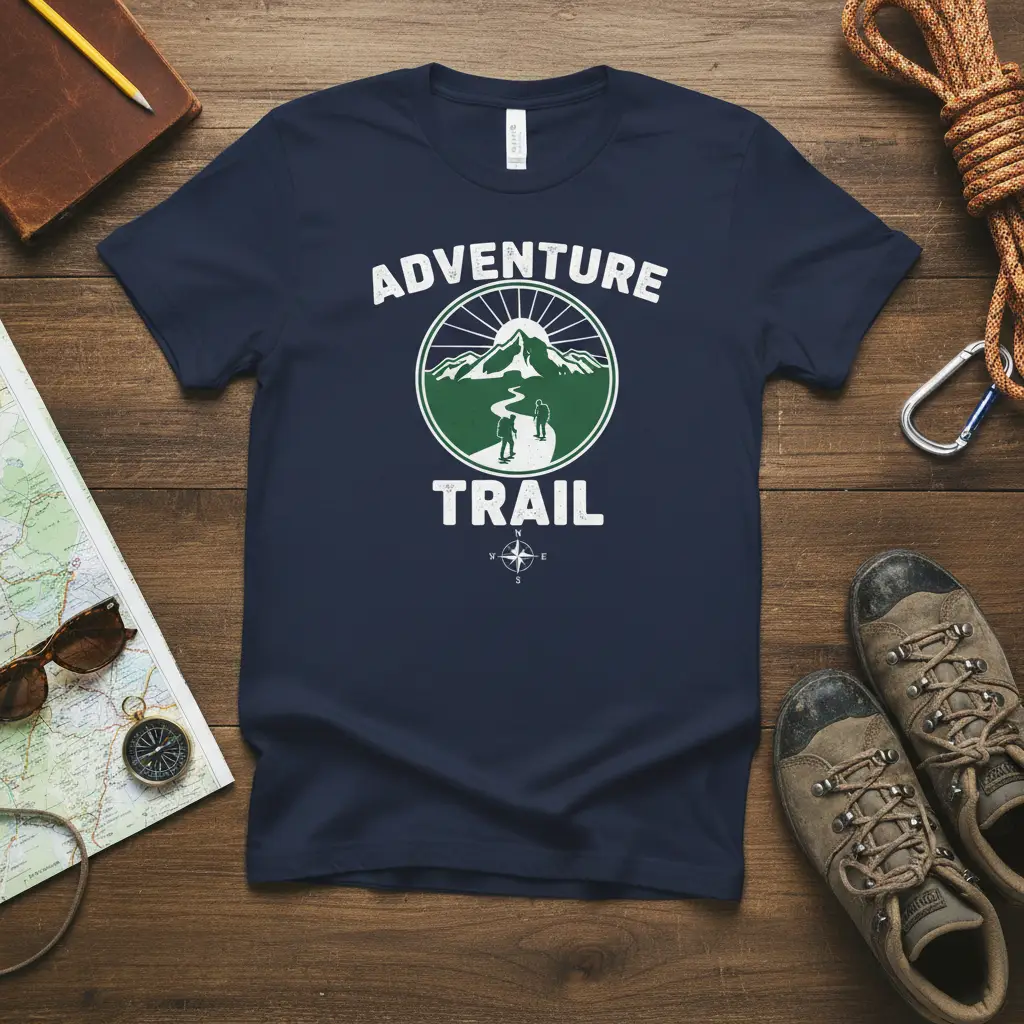 Adventure Trail Hiking T-Shirt Outdoor Nature Lover Gift