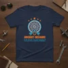 Aircraft Mechanic to be honest, I'm just winging it t-shirt with jet engine and wrench graphic
