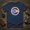 Akron Ohio bold graphic design printed on comfortable cotton t-shirt