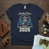 Alaska Cruise Making Memories Together 2025 t-shirt with compass graphic and mountains