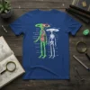 Alien Anatomy Diagram T-Shirt eye-catching graphic design printed on comfortable cotton t-shirt