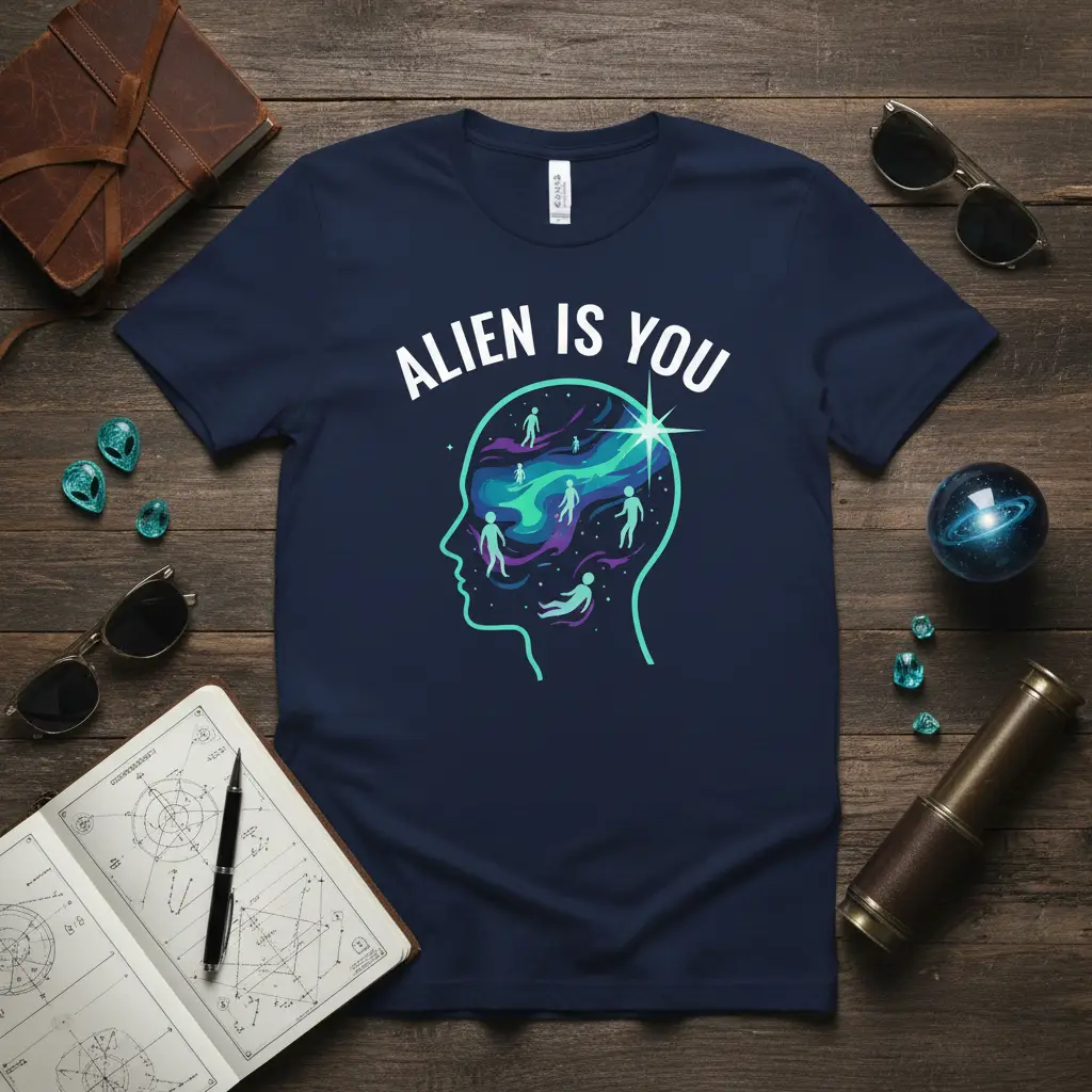 Alien Is You T-Shirt Unique Space & Sci Fi Fan Gift