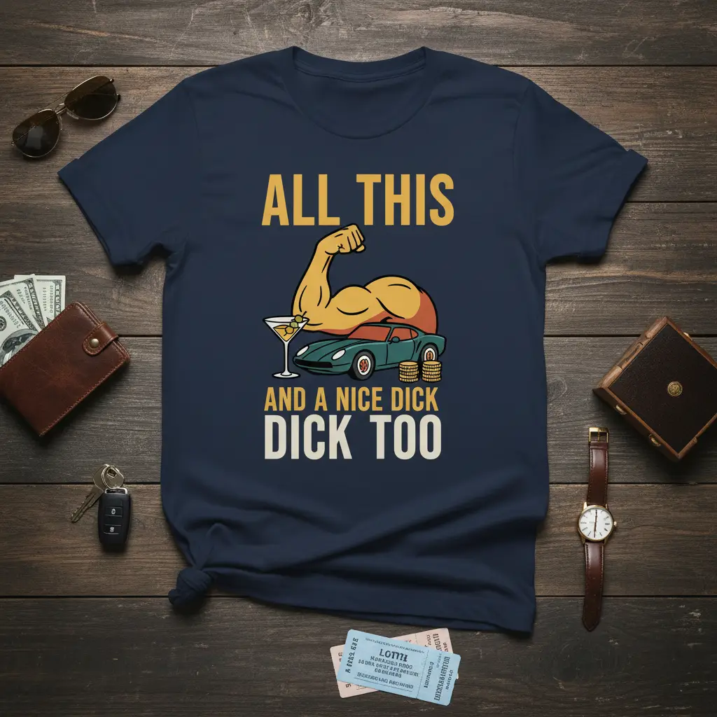 All This and a Nice Dick Too Funny T-Shirt