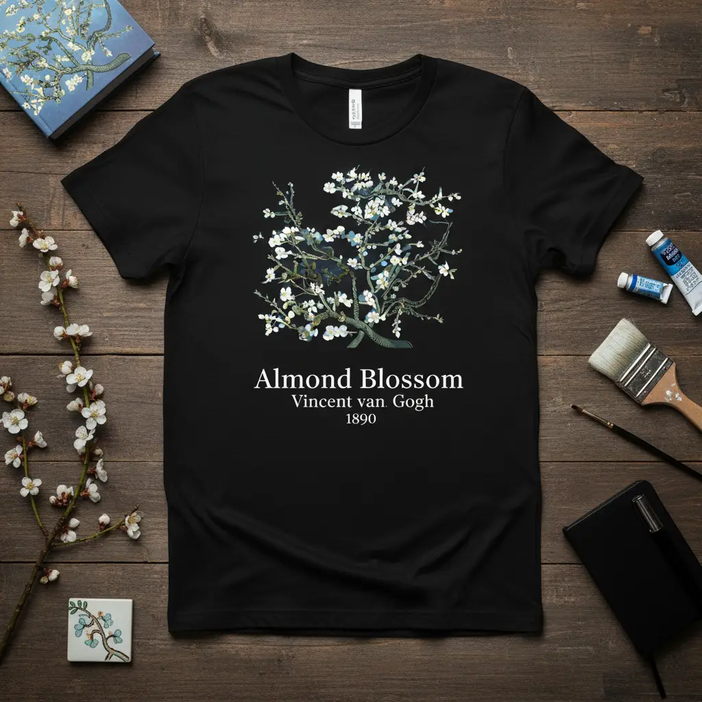 Almond Blossom Vincent Van Gogh 1890 Art T-Shirt