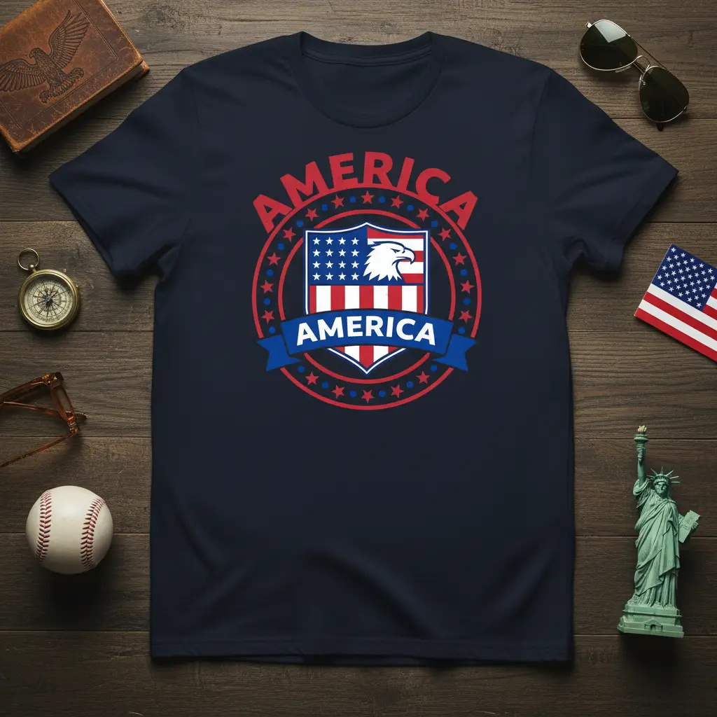 America America Patriotic Eagle T-Shirt Usa Pride Gift