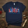 America Freedom Independence Liberty unique graphic design printed on comfortable cotton t-shirt