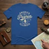 America Peoria Illinois EST 1835 creative graphic design printed on comfortable cotton t-shirt