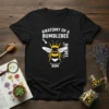 ANATOMY OF A BUMBLEBEE BIG BUM unique graphic design printed on comfortable cotton t-shirt