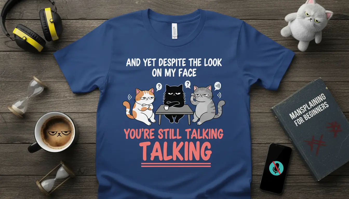 And Yet Despite the Look on My Face You’re Still Talking Tee