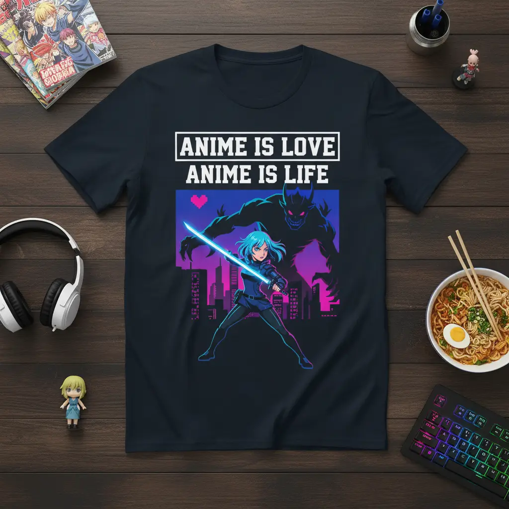 Anime Is Love Anime Is Life T-Shirt for Fans
