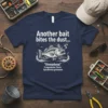 Another bait bites the dust Sheepshead stylish graphic design printed on comfortable cotton t-shirt