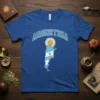 Argentina Map Flag Sun creative graphic design printed on comfortable cotton t-shirt
