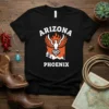 Arizona Phoenix detailed graphic design printed on comfortable cotton t-shirt