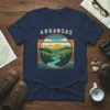 Arkansas Scenic River Vintage T-Shirt stylish graphic design printed on comfortable cotton t-shirt