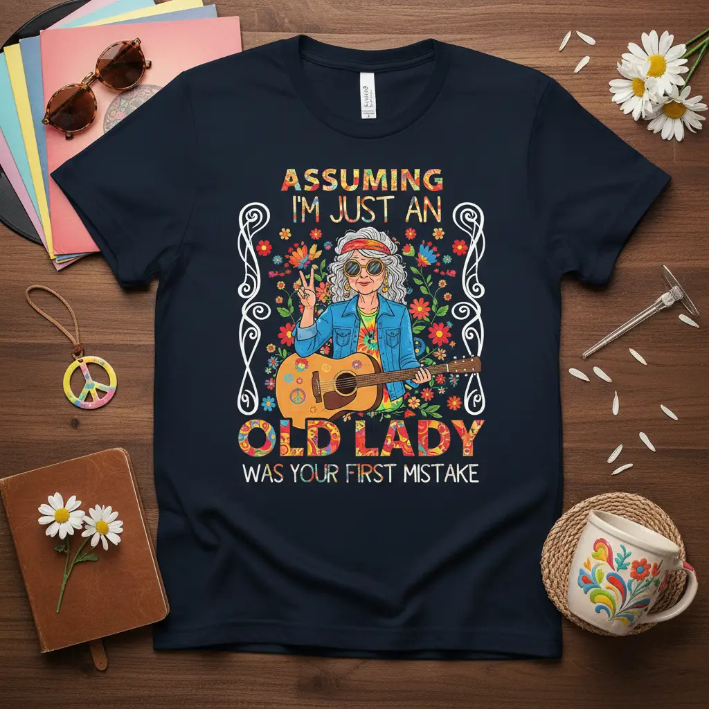 Assuming I’m Just an Old Lady Was Your First Mistake T-Shirt
