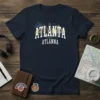 ATLANTA ATLANNA detailed graphic design printed on comfortable cotton t-shirt
