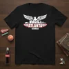 Atlanta Georgia Skyline Eagle T-Shirt unique graphic design printed on comfortable cotton t-shirt