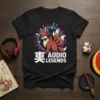 東 AUDIO LEGENDS bold graphic design printed on comfortable cotton t-shirt