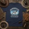 Australian Cattle AKA Heeler Dog t-shirt design with a dog herding sheep and definition text