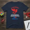 Autism Awareness I Wear Red For Myself T-Shirt featuring a red phoenix and #REDINSTEAD text