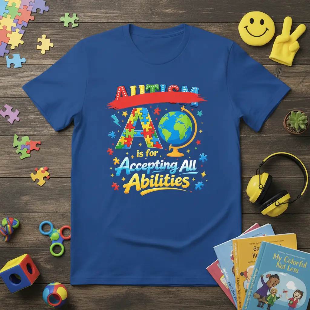 Autism Is for Accepting All Abilities T-Shirt Awareness Gift
