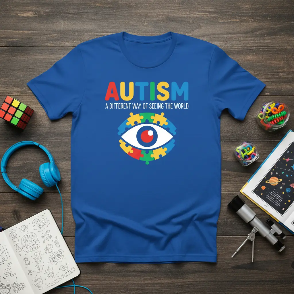 Autism a Different Way of Seeing the World T-Shirt
