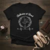 Ballerina at Heart T-Shirt with elegant dancer graphic and heartbeat line design