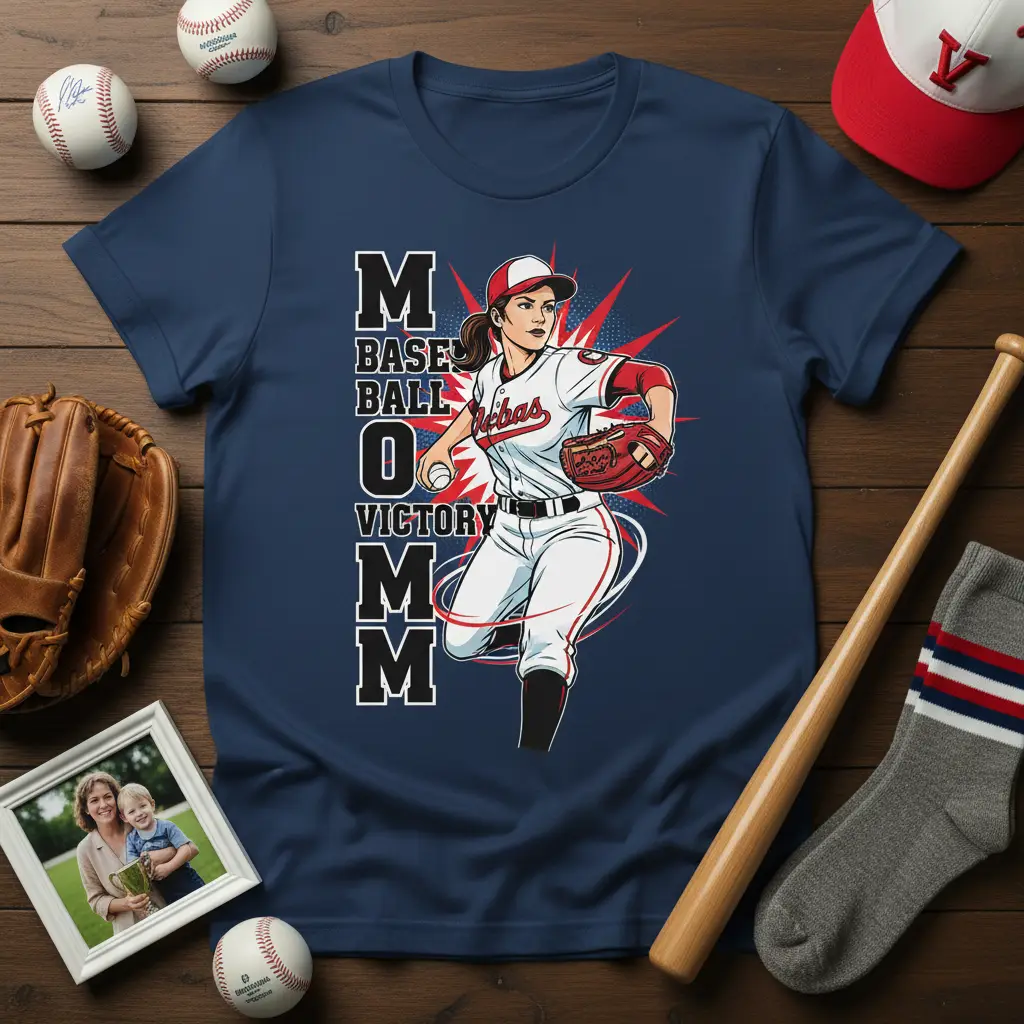 Baseball Mom Victory T-Shirt for Sports Moms