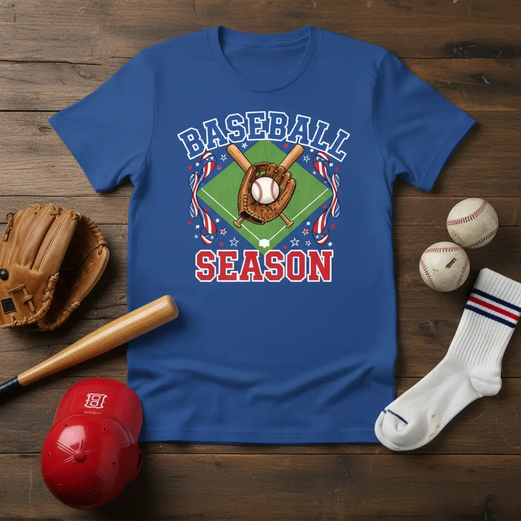 Baseball Season T-Shirt Fun Summer Sport Lover Gift