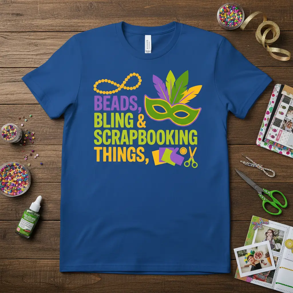 Beads, Bling & Scrapbooking Things Tee for Crafters