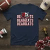 Navy t-shirt with "BEARCATS BEARCATS BEARCATS" text and a fierce mascot graphic, featuring red and white accents