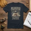 BEARDED CARPENTER LIKE A text design featuring unique typography on quality t-shirt