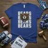 BEARS BEARS BEARS BEARS creative graphic design printed on comfortable cotton t-shirt