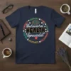Behavioral Health Specialist t-shirt design with circle text: Support, Care, Love, Encourage, Motivate, Inspire, Connect. Central text: Behavioral HEALTH Specialist