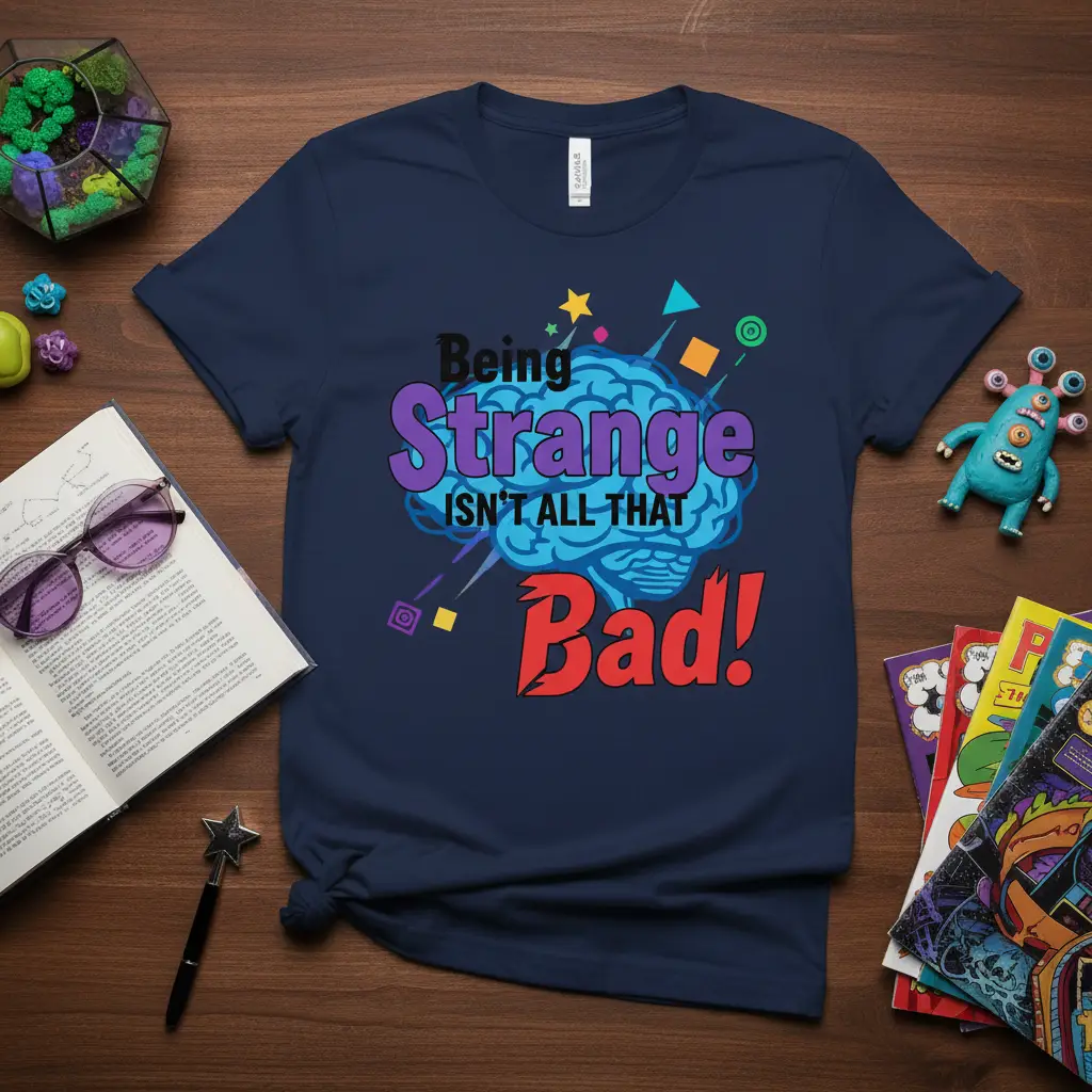 Being Strange Isn’t All That Bad! Quote T-Shirt