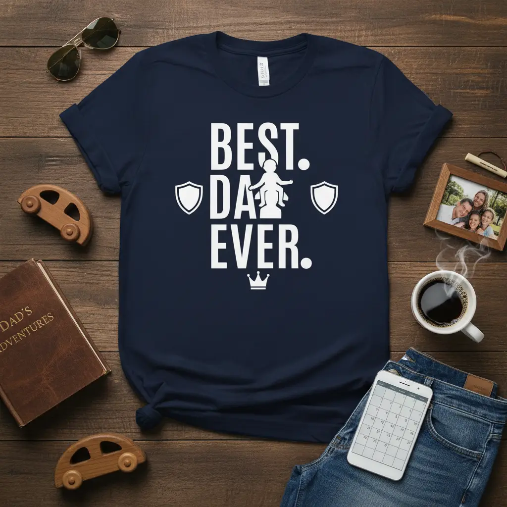Best Dad Ever T-Shirt Perfect Father’s Day Gift
